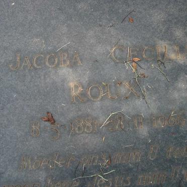 ROUX Jacoba Cecilia 1881-1966
