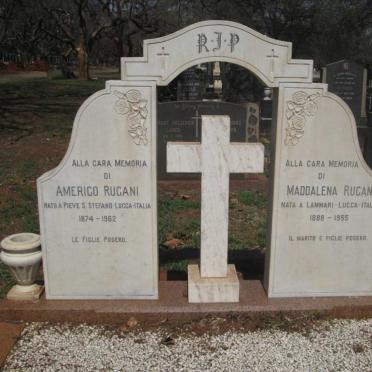 RUCANI Americo 1874-1962 &amp; Maddalena 1888-1955