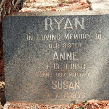 RYAN Susan -1976 :: RYAN Anna -1958