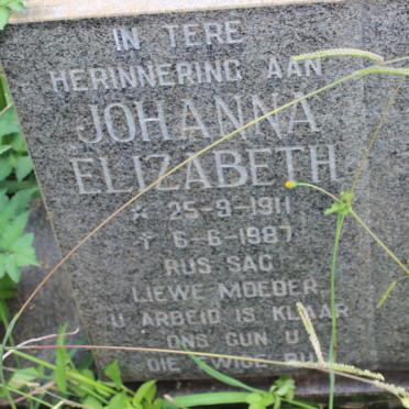 RYNHOUD Johanna Elizabeth 1911-1987