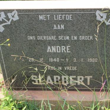 SLABBERT André 1948-1988
