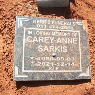 SARKIS Carey-Anne 1980-2021