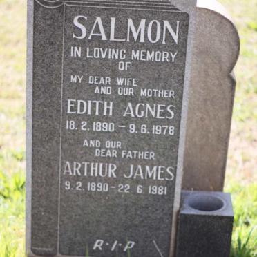 SALMON Arthur James 1890-1981 &amp; Edith Agnes 1890-1978