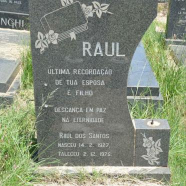 SANTOS Raul, dos 1927-1975