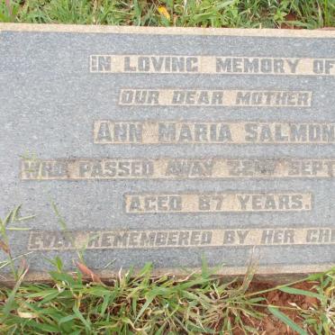 SALMON Ann Maria -1948