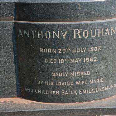 SAKER Anthony Rouhana 1907-1962