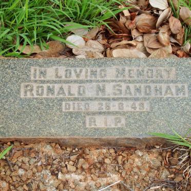 SANDHAM Ronald N. -1949