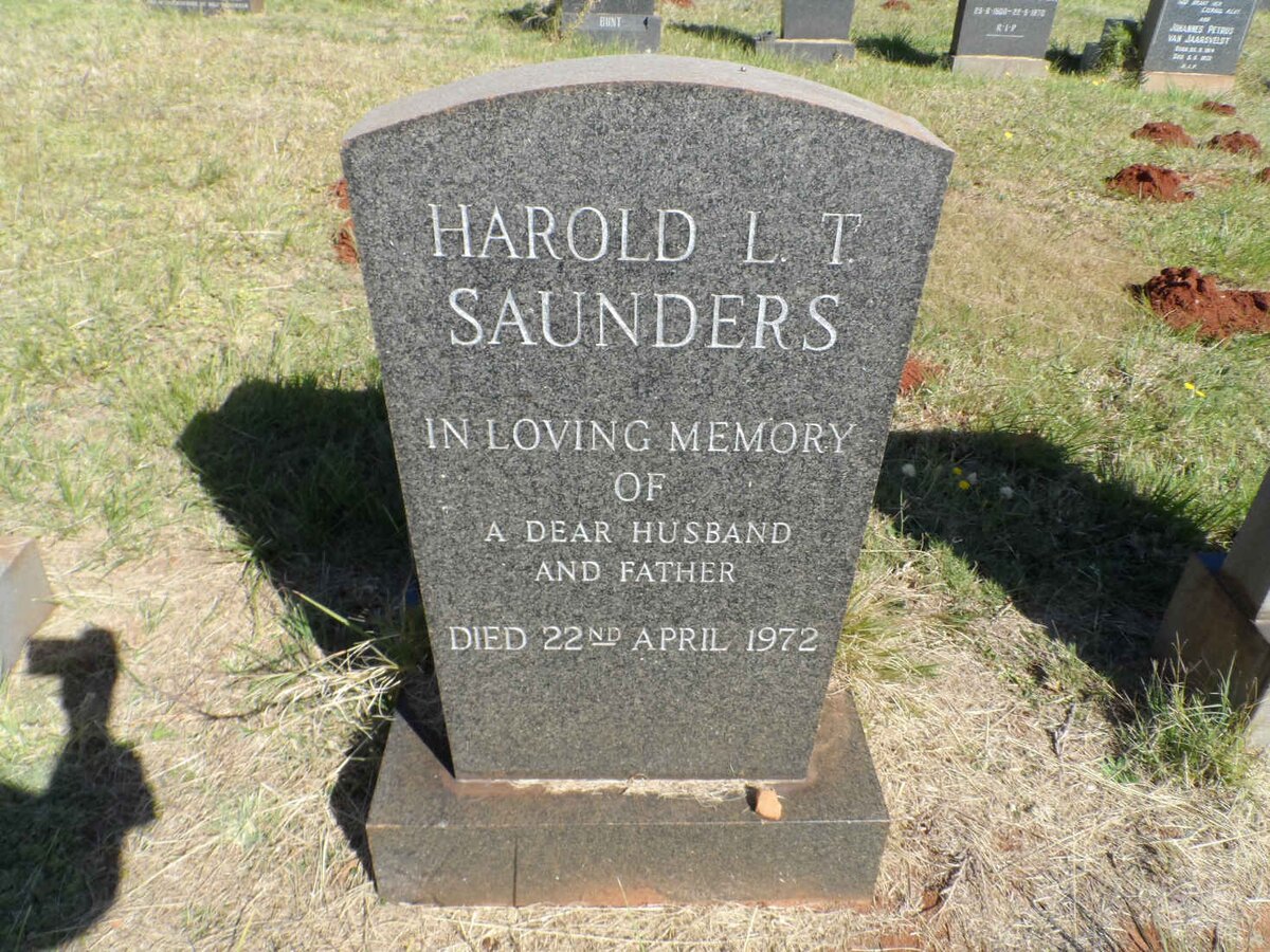 SAUNDERS Harold L.T. -1972