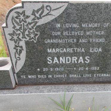 SANDRAS Margaretha Eida 1920-1993