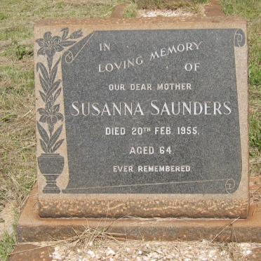 SAUNDERS Susanna -1955