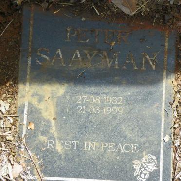SAAYMAN Peter 1932-1999
