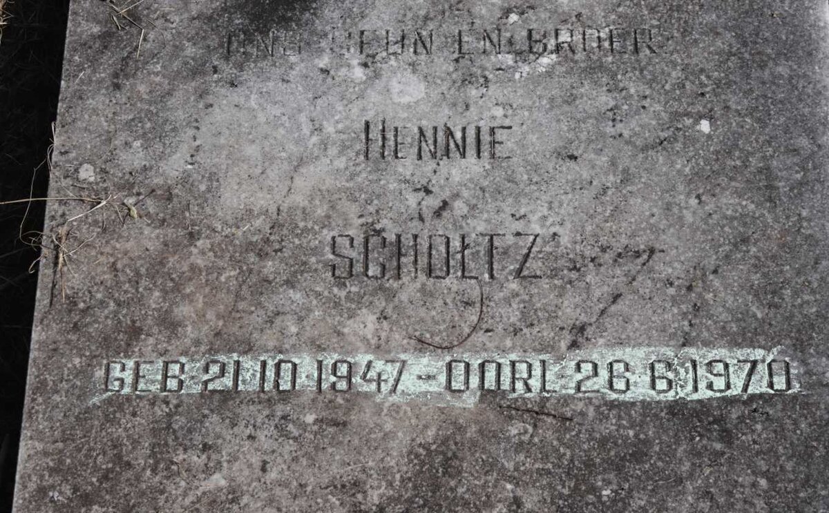 SCHOLTZ Hennie 1947-1970