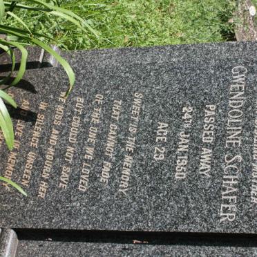 SCHAFER Gwendoline -1950