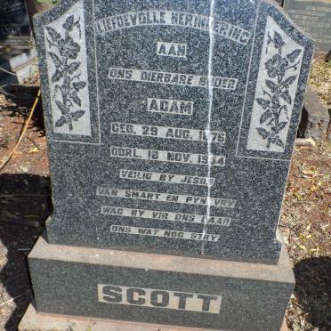 SCOTT Adam 1876-1954