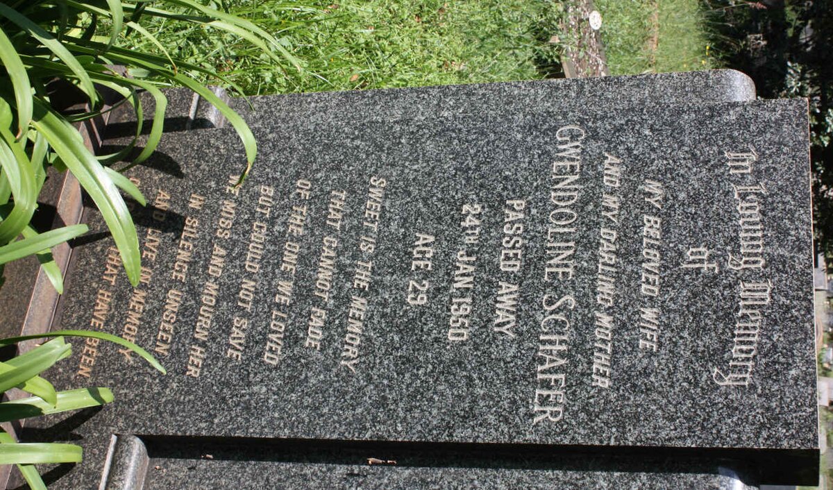 SCHAFER Gwendoline -1950