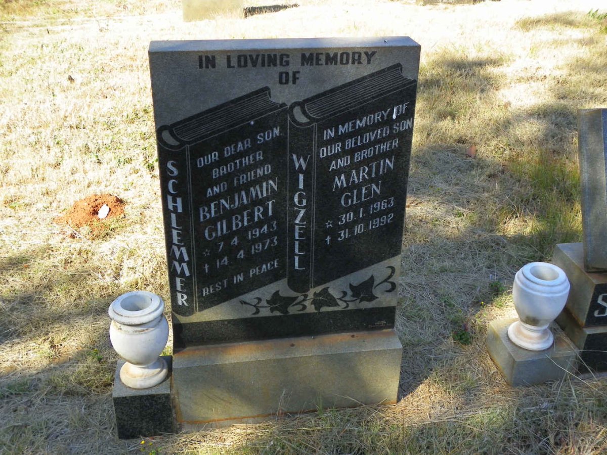 SCHLEMMER Benjamin Gilbert 1943-1973 :: WIGZELL Martin Glen 1963-1992