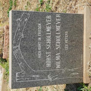 SCHOLLMEYER Horst &amp; Wilma PETERS