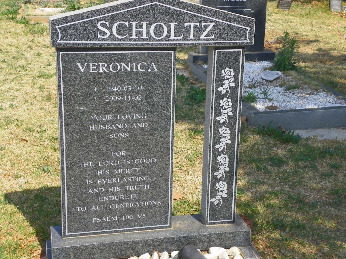 SCHOLTZ Veronica 1940-2009