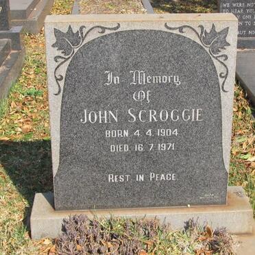 SCROGGIE John 1904-1971