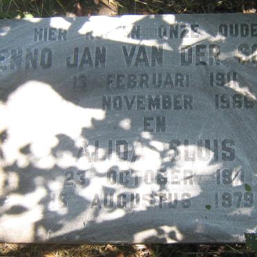 SCHANS Enno Jan, van der 1911-1966 &amp; Alida SLUIS 1911-1979