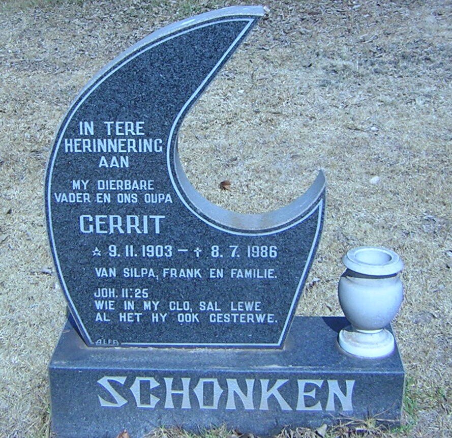 SCHONKEN Gerrit 1903-1986