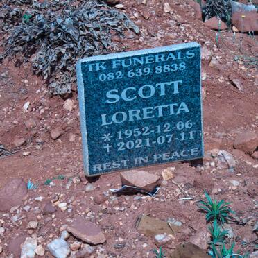 SCOTT Loretta 1952-2021