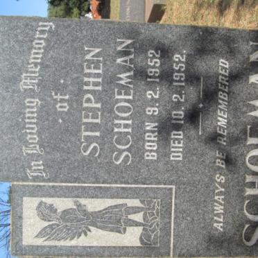 SCHOEMAN Stephen 1952-1952