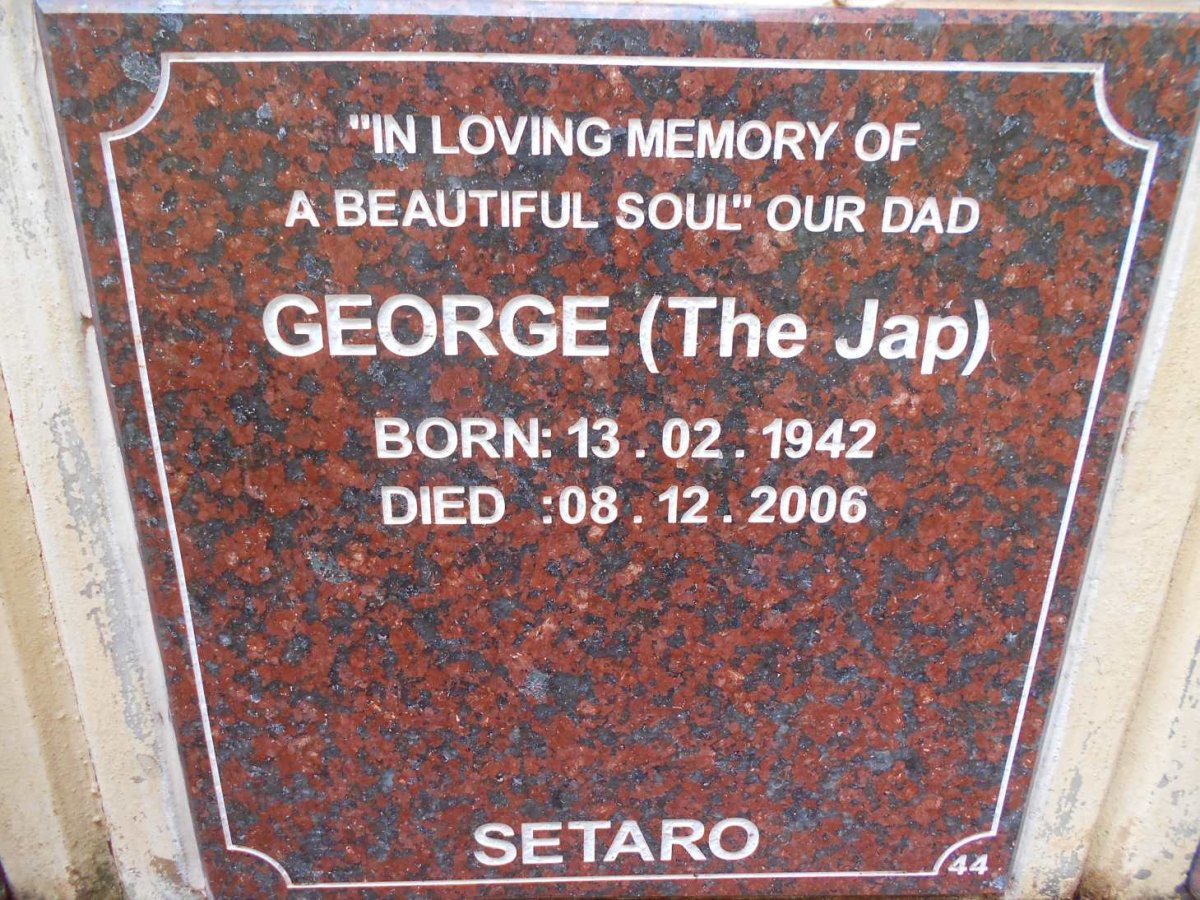 SETARO George 1942-2006