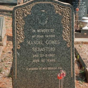 SEBASTIAO Manuel Gomes -1962