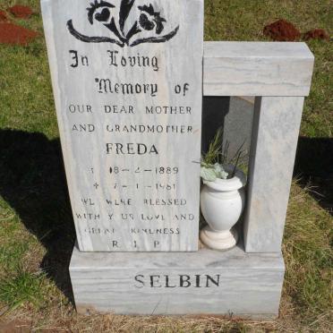 SELBIN Freda 1889-1981