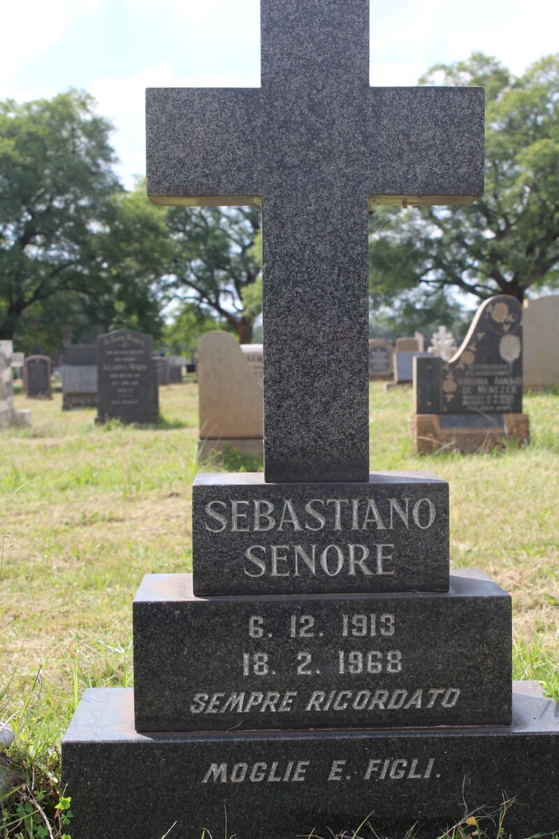 SENORE Sebastiano 1913-1968