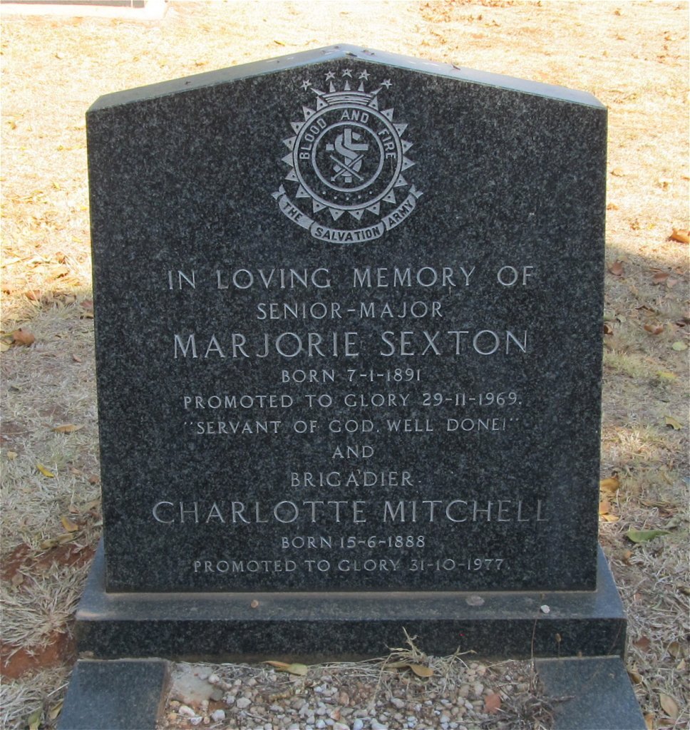 SEXTON Marjorie 1891-1969 :: MITCHELL Charlotte 1888-1977
