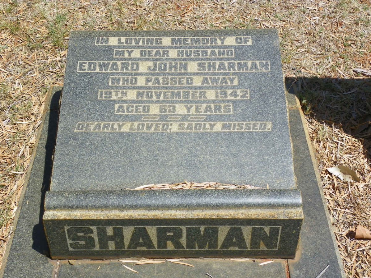 SHARMAN Edward John -1942