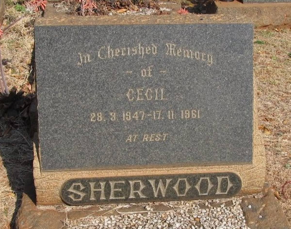 SHERWOOD Cecil 1947-1961