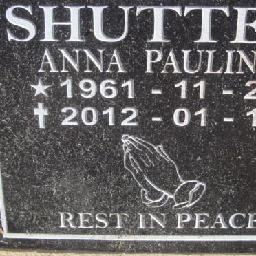 SHUTTER Anna Paulina 1961-2012