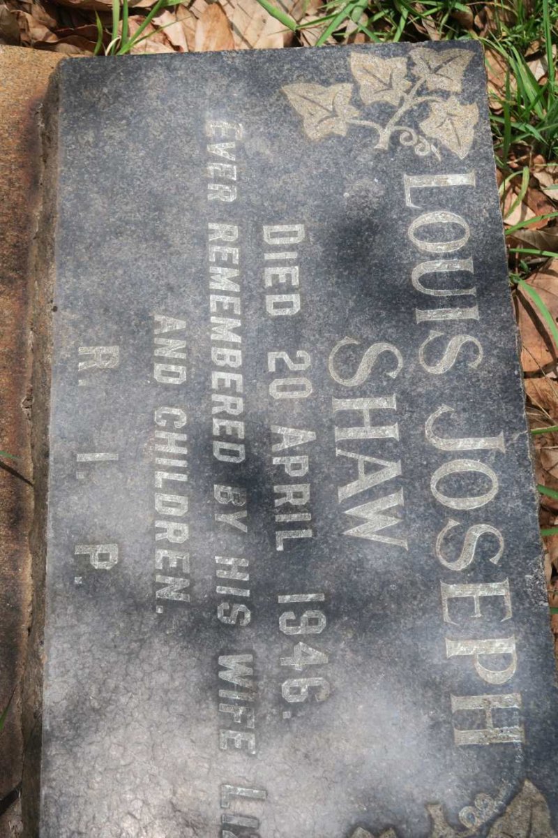 SHAW Louis Joseph -1946