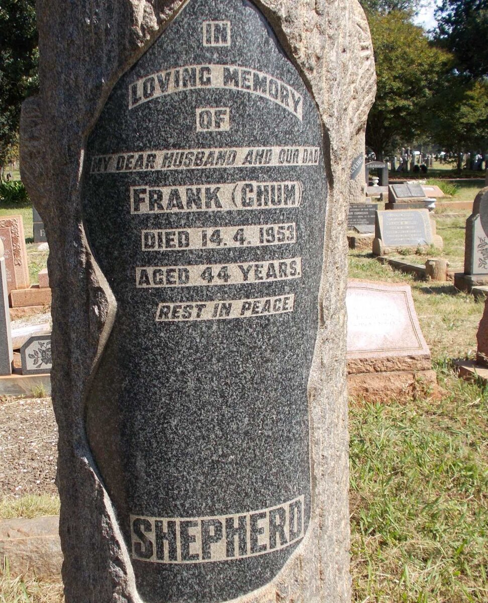 SHEPHERD Frank -1953 