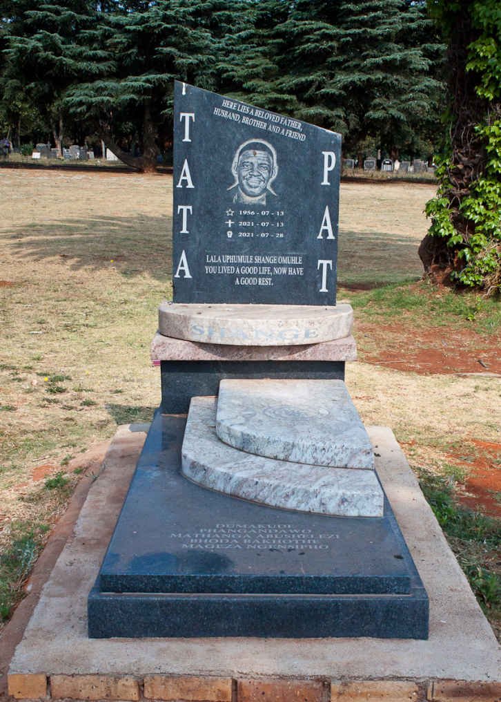 SHANGE Pat 1956-2021