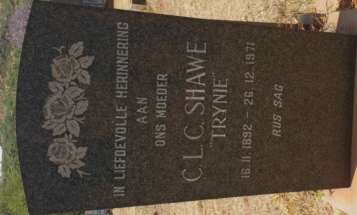 SHAWE C.L.C. 1892-1971