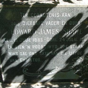 SHAWE Edward James 1885-1966