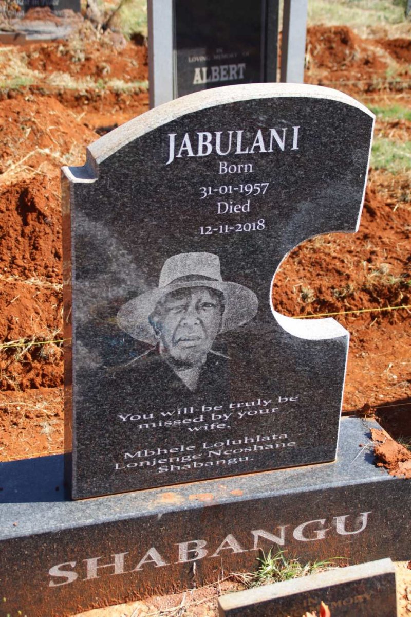 SHABANGU Jabulani 1957-2018