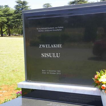 SISULU Zwelakhe 1950-2012