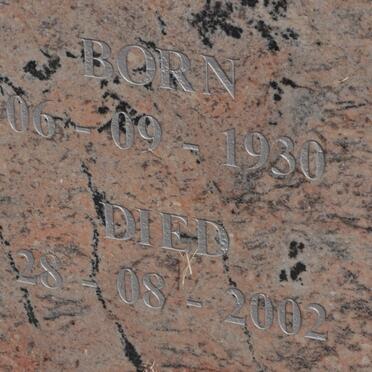 SIMELANE Mary Ntombizodwa 1930-2002