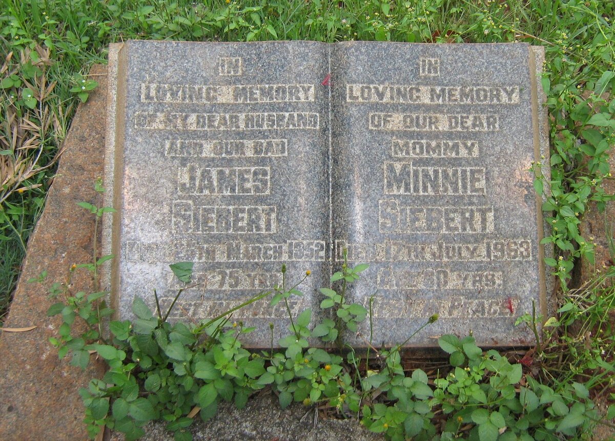 SIEBERT James -1952 &amp; Minnie -1963