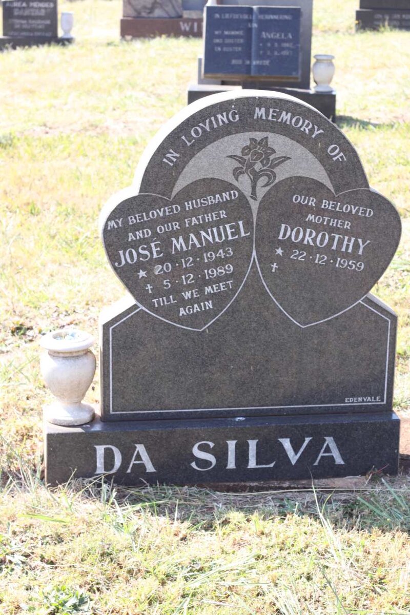 SILVA Jose Mauel, da 1943-1989 &amp; Dorothy 1959-
