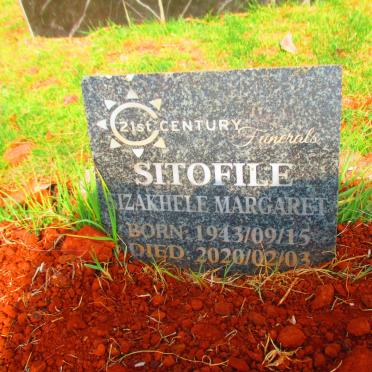 SITOFILE Izakhele Margaret 1943-2020