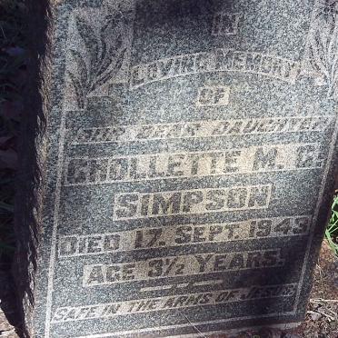 SIMPSON Chollette M.C. -1943