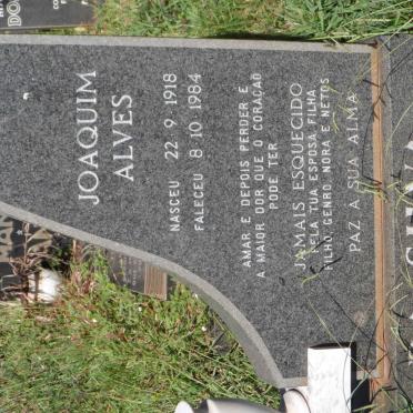 SILVA Joaquim Alves, da 1918-1984