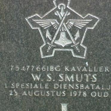 SMUTS W.S. -1978