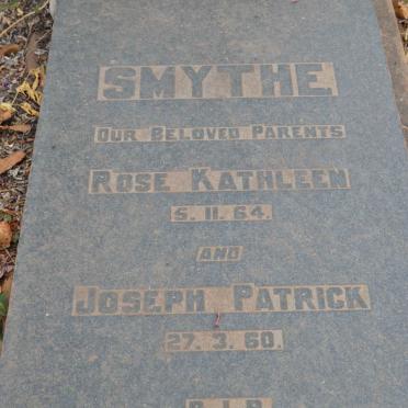 SMYTHE Joseph Patrick -1960 &amp; Rose Kathleen -1964